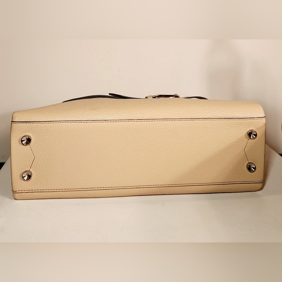 Nwot! Henri bendel Pink blush riverside carryall satchel with buckle - Picture 5 of 6